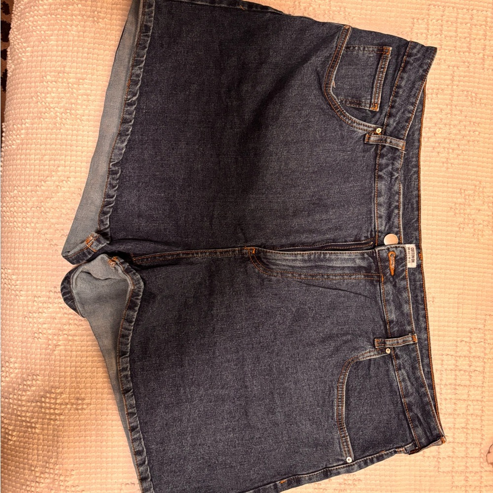 Cotton On Dark Blue Jean Shorts